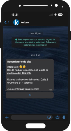 Integración con WhatsApp